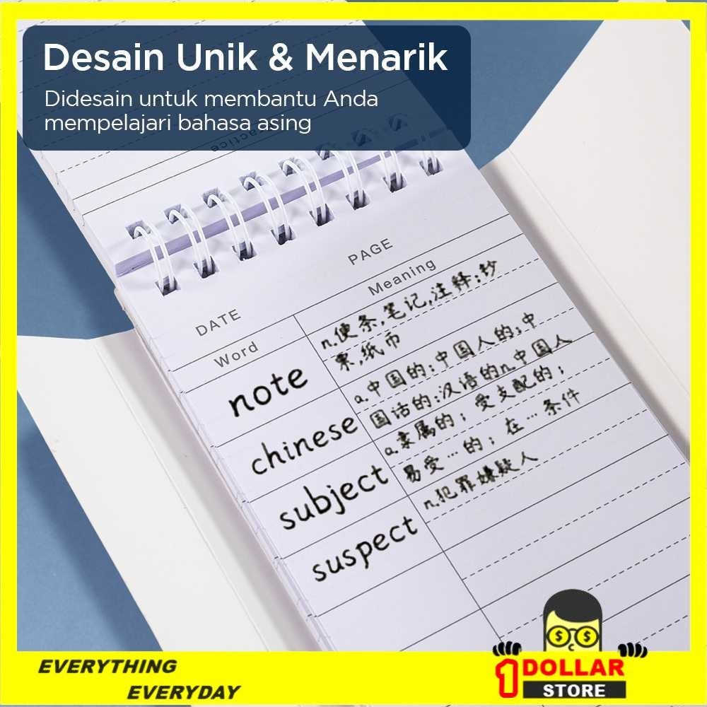 

$1 Buku Binder Catatan Word Book Can Block Portable Shorthand