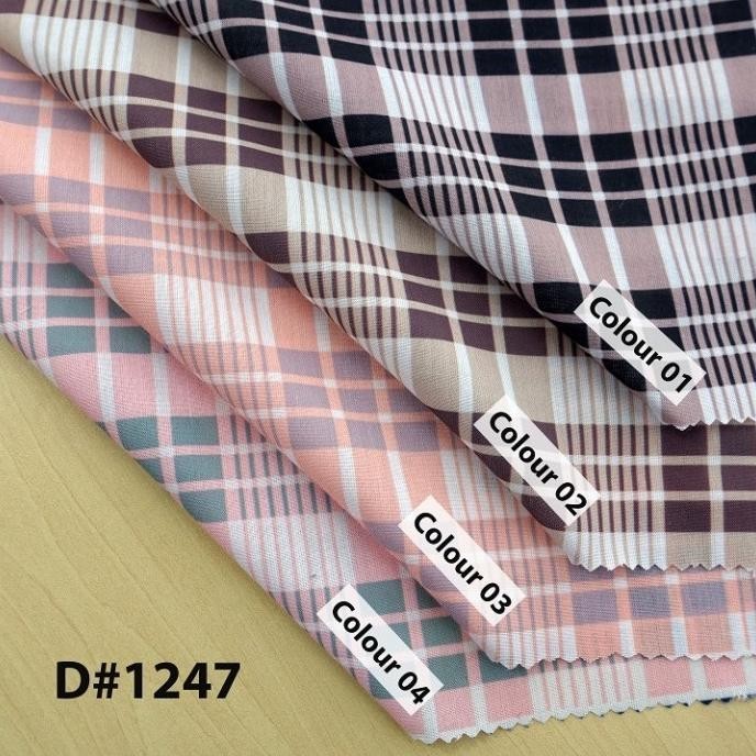 

Sale Now Kain Katun / Kain Katun Cvc Motif Kotak D-1247 (Per 0,5 Meter) Original