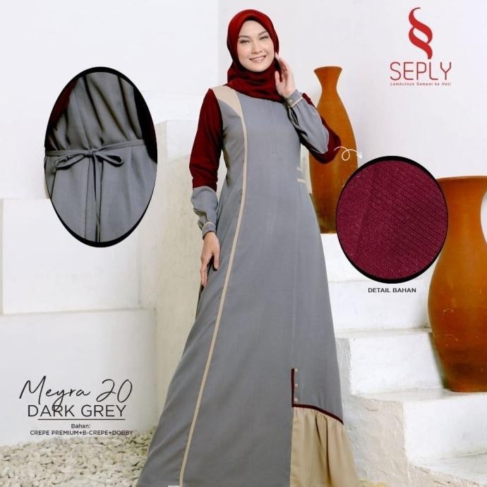 Terbaru Gamis Seply Meyra 20 Berkualitas