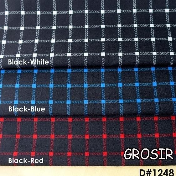 

Ready Kain Katun Motif Square D- 1248 - Grosir (Minimal 1 Roll) Limited Edition