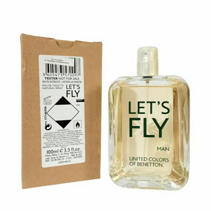 Parfum Pria Benetton Lets Fly Let Fly Men Man Tester Like Allure Sport