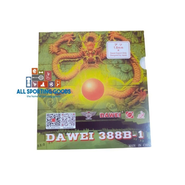 DAWEI KARET PINGPONG 388B-1 KUALITAS TERBAIK