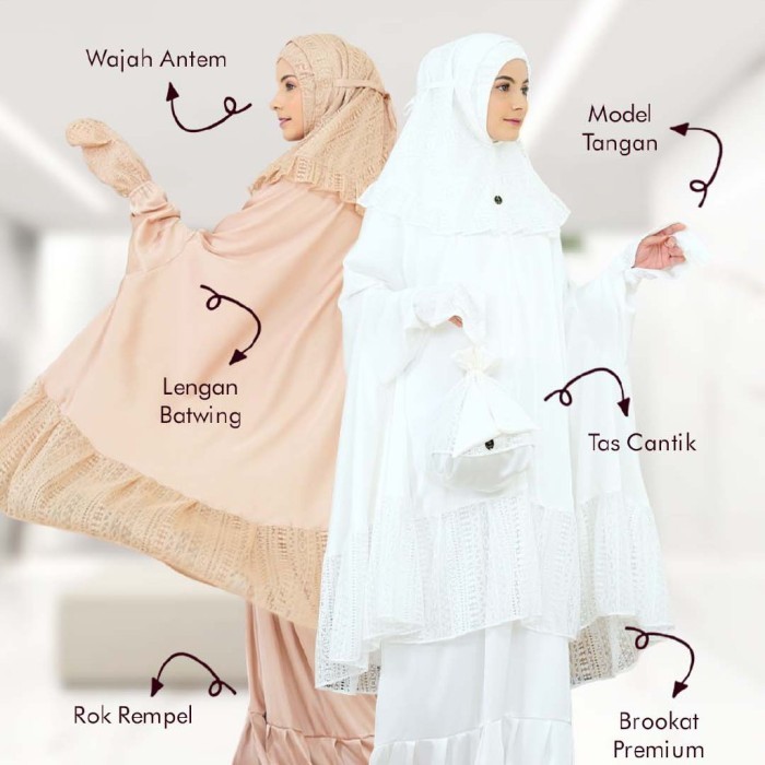 Mukena Farasha Original By Butterfly Hijab King Salman