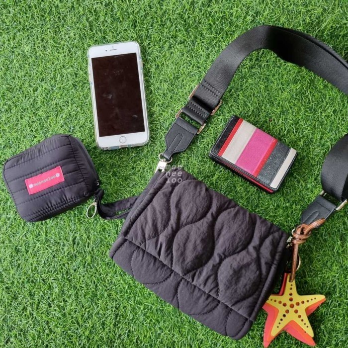 Mukena Travel Mini Pouch Genggam Square