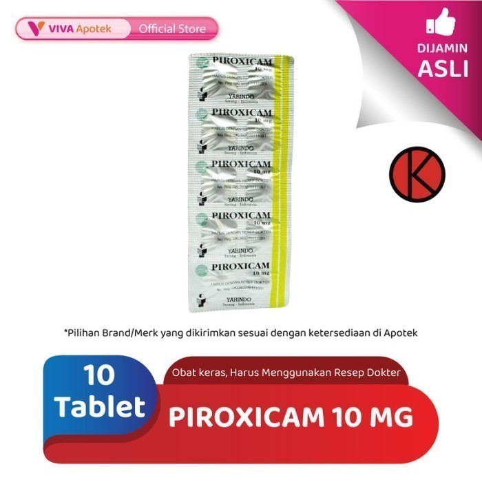 Piroxicam 10 mg (10 Tablet)