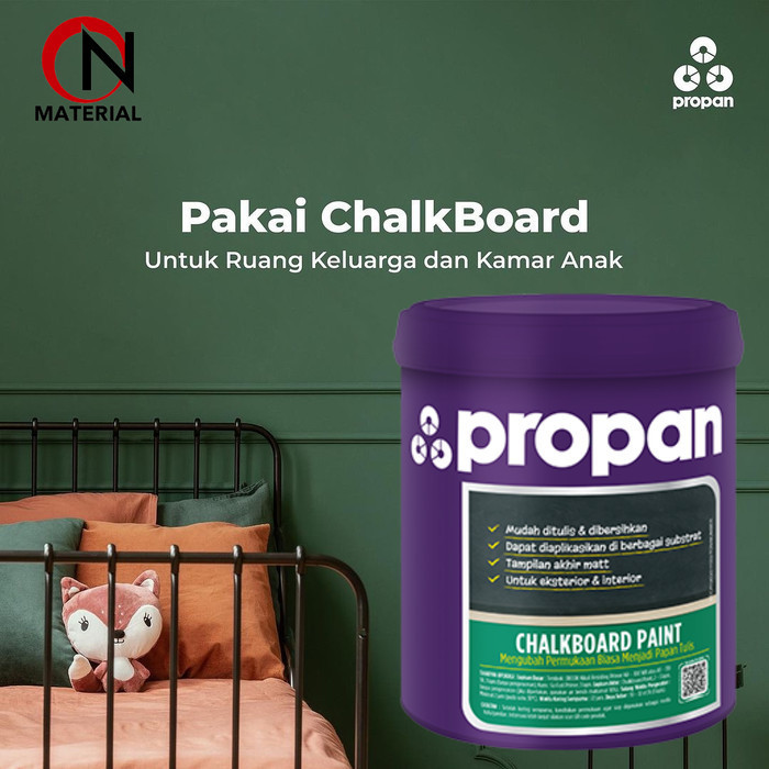 

Car Papan Tulis Kapur Propan Chalkboard Paint 1L / Hitam / Hijau