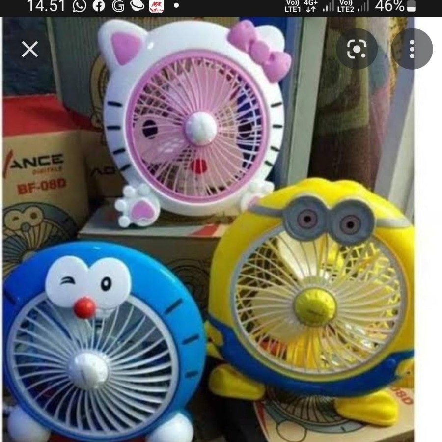 kipas karakter advance