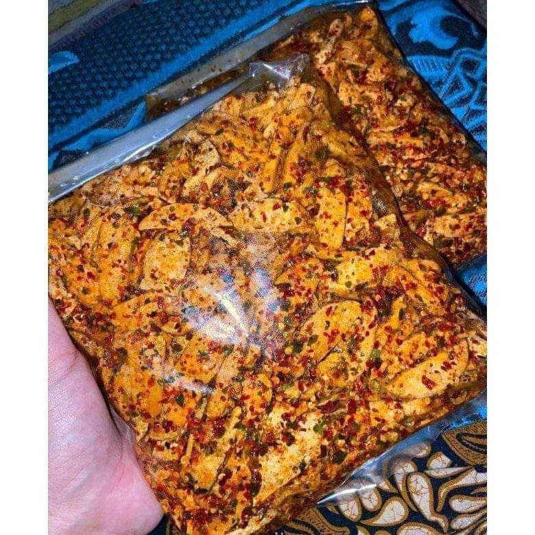 

Ramadhan Sale Basreng Pedas Daun Jeruk 1/2Kg 500Gr Basreng Stik /Bastik Pedas Daun Jeruk Basreng Delada Pedas Manis Daun Jeruk 500Gr Paling Murah
