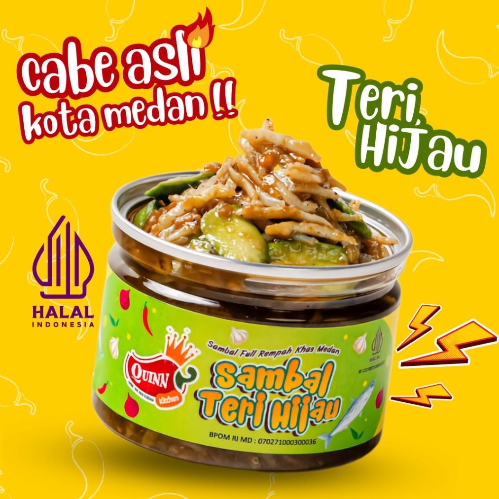 

Diskon Quinn Of Spicy Teri Hijau Pete 150G - Sambal Pedas By Kitchen Medan Cod