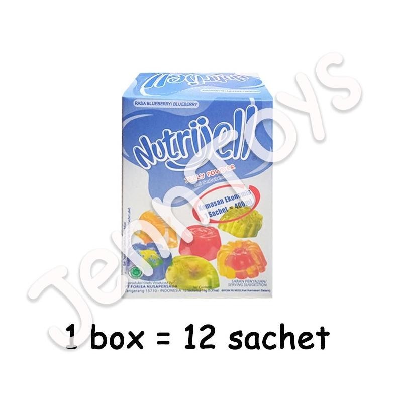 

(Cod) Jenntoys - Nutrijel Jelly Rasa Buah - Nutrijell Eko Jual Per Box Original