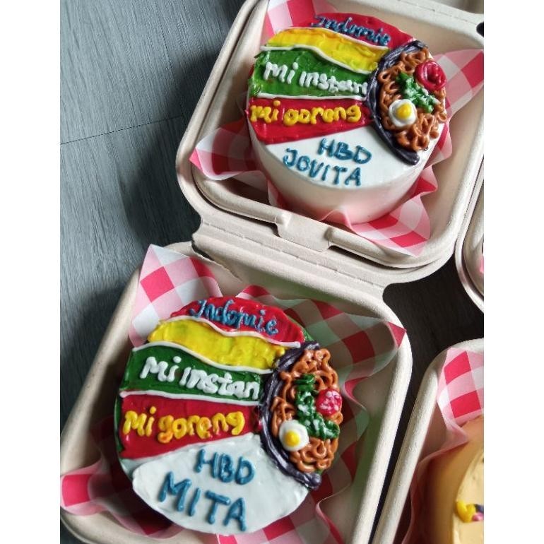 

Baru Korean Cake / Bento Cake / Kue Ultah / Mini Cake / Birthday Cake Murah