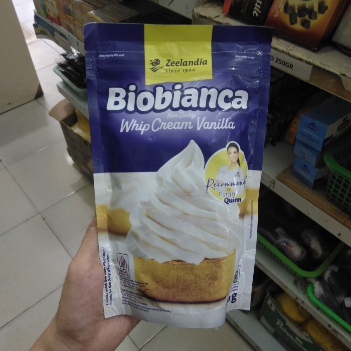

langsung order saja] Whipping Cream Bubuk Biobianca Vanilla 200gr