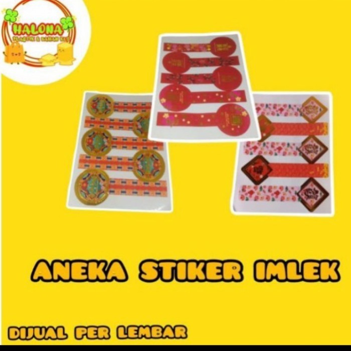 

Kualitas terbaik] Stiker Imlek (per lembar)