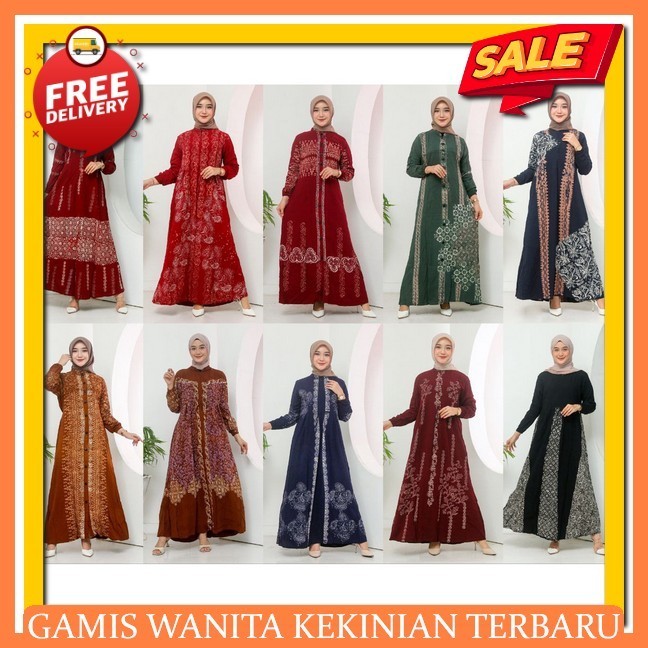Gamis Lebaran 2024 Terbaru Remaja Gamissyari Moeslim Jumbo Murah Ganis Kndnagan Rmaja Korea Gamis Ae