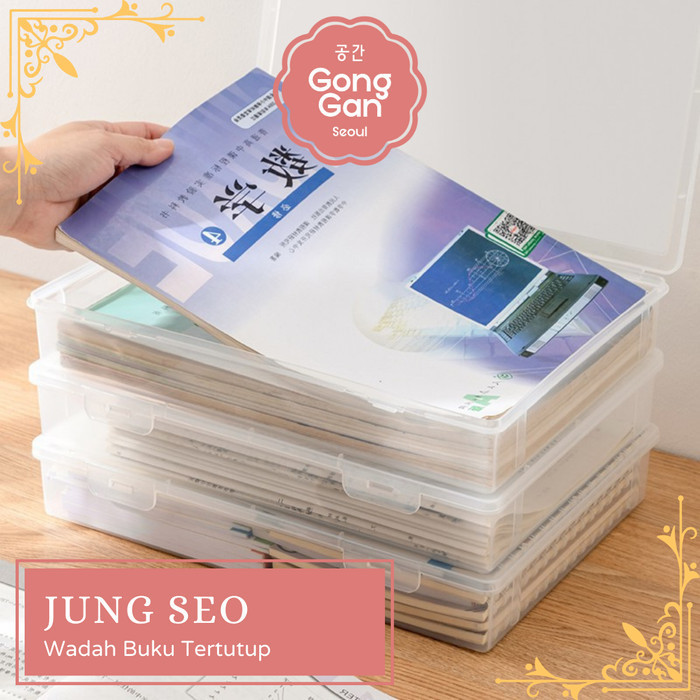 

Gonggan Organizer Stationery Tempat Yimpanan Buku Dokumen File Box