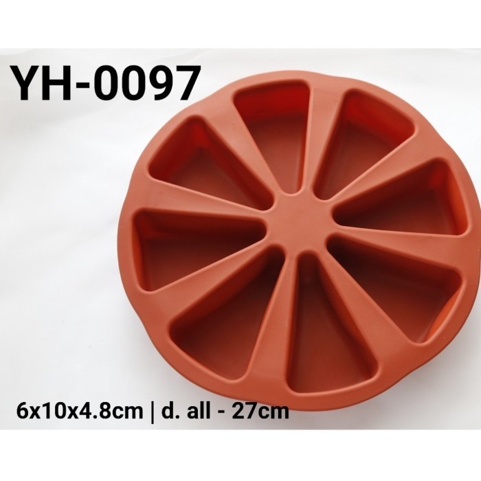 

Hasib - Yh-0097 Cetakan Silikon Puding Coklat Loyang Silikon Sliced Slice Cake