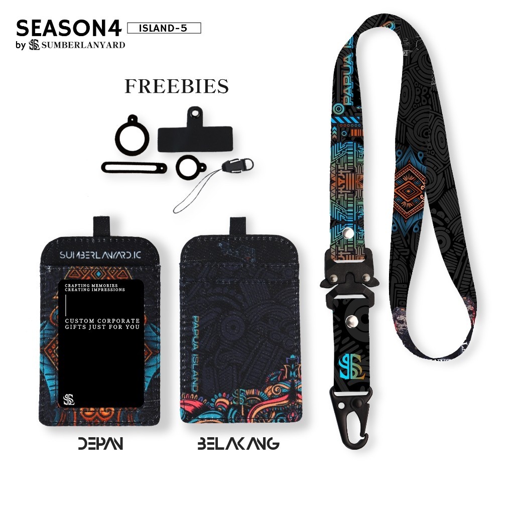 

Sumberlanyard.Id Tali Lanyard Idcard Holder Island Series - Island V5