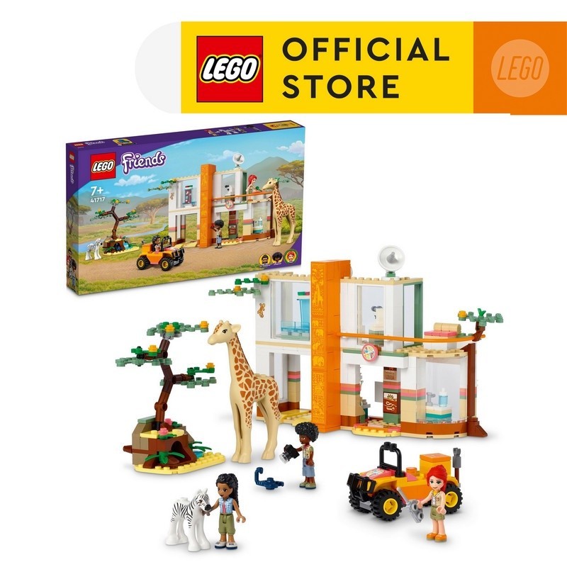 LEGO Friends 41717 Mia’s Wildlife Rescue Building Kit (430 Pieces) Mainan Balok (7 Tahun+)