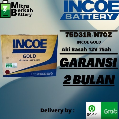 AKI BASAH MOBIL KUDA DIESEL N70Z INCOE GOLD