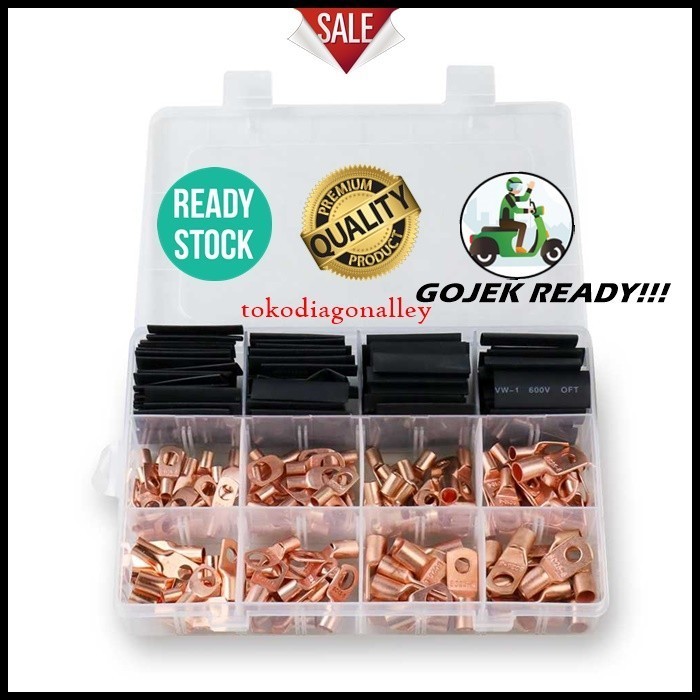 Skun Kabel Tembaga Skun Aki Skun Sambungan Kabel Ring Copper