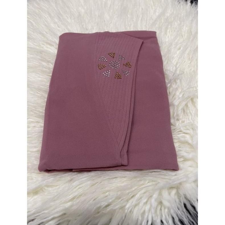 Terlaris Hijab Khimar Payet Syar'I Magarissa Jumbo Jilbab Instan Ceruty 2 Layer Sale