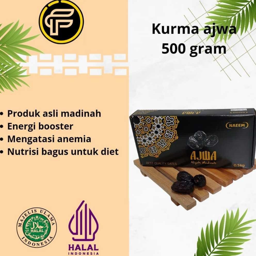 

Kurma Ajwa 500Gram Madinah Aliyah Box Diskon