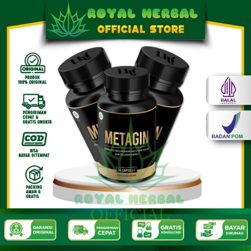 METAGIN Original Obat Batu Ginjal Penghancur Batu Ginjal Terampuh BPOM