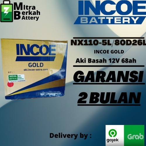 AKI BASAH MOBIL MITSUBISHI TRITON 80D26L INCOE GOLD