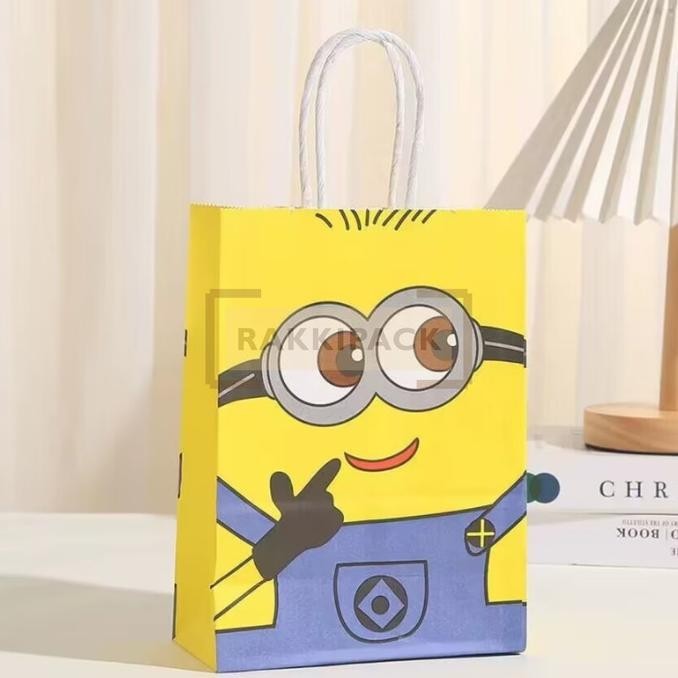 

Ready...Ready...Ready...] paper bag tas kertas minion goodie bag hampers ultah anak