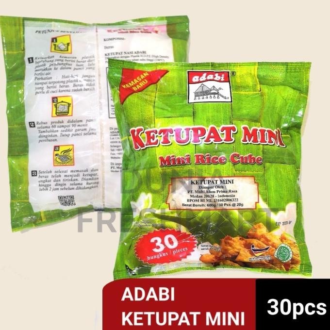 

ADABI KETUPAT MINI 30PCSx 20GR KETUPAT INSTANT RICE CUBE PRAKTIS