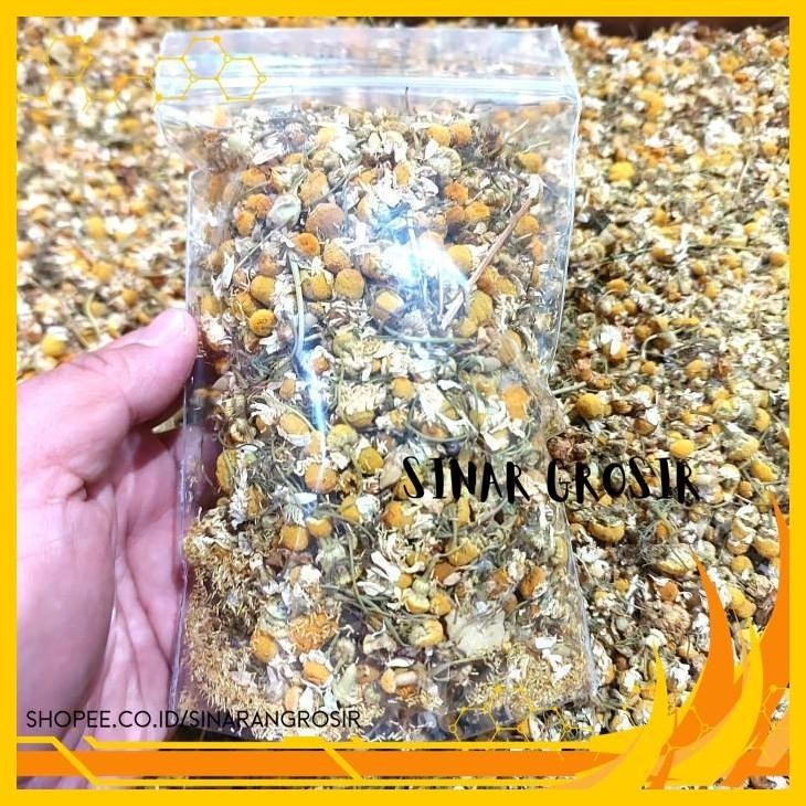 

TEH BUNGA CHAMOMILE KERING 25GR / 50GR - CHAMOMILE FLOWER TEA SUPER A