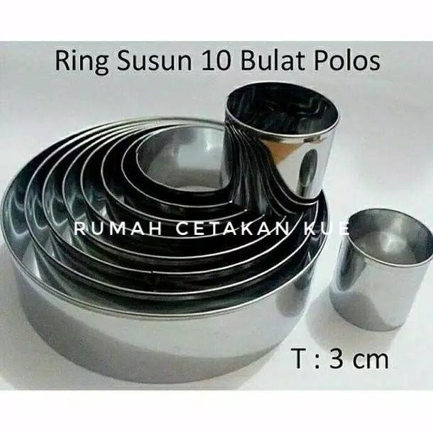 

Open DS] ring cutter bulat set stainless/cutter cake square pemotong