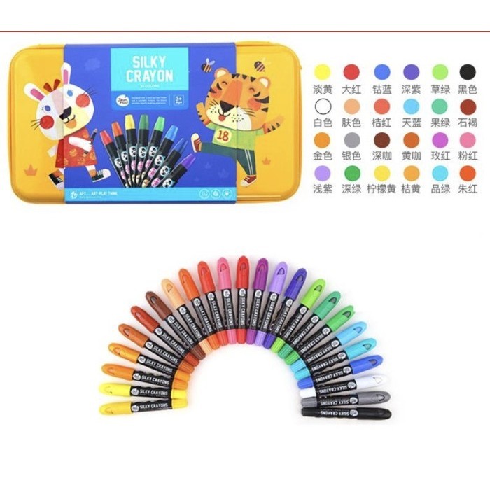 

Joan Ro Baby Roo Silky Crayon Mainan Edukasi