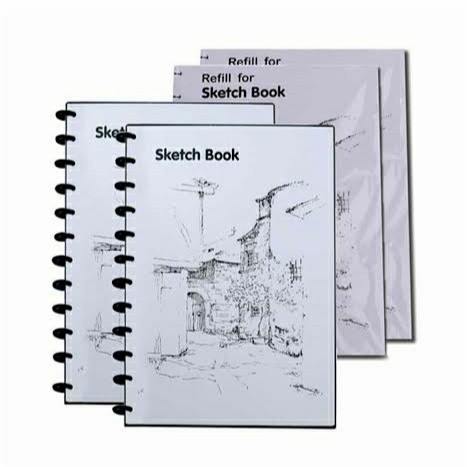 

A3 Lyra Sketch Book Refillable Buku Gambar Sketsa Bisa Isi Ulang