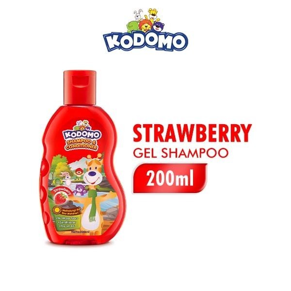 Foto Kodomo Shampoo Gel Strawberry Botol 200 ml