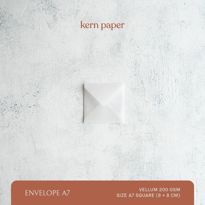 

Ready stock] Amplop A7 Vellum Amplop Undangan Kartu Ucapan Premium Kalkir