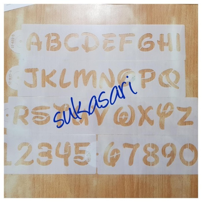 

Stencil Alphabeth Number Besar / Stensil Cake Angka Huruf