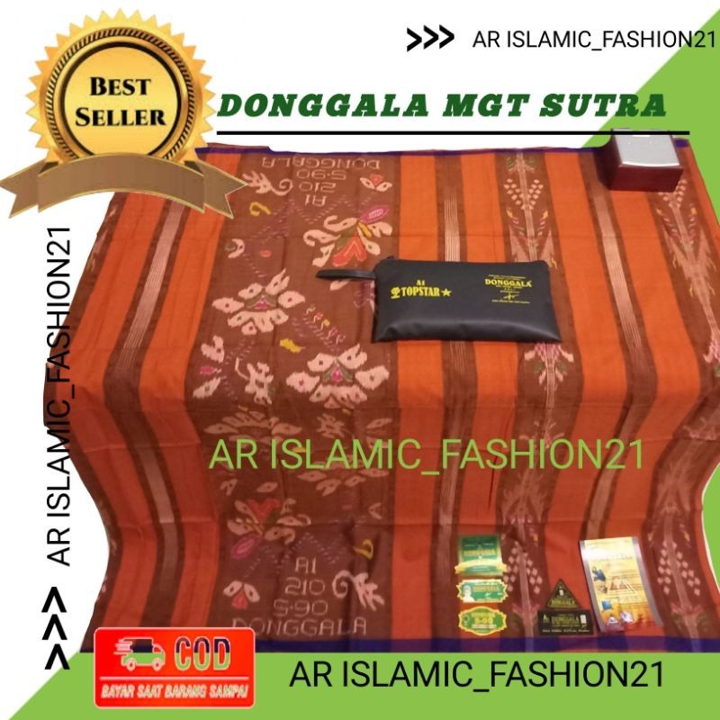 SARUNG DONGGALA S.90 SUTRA JAHIT TENGAH