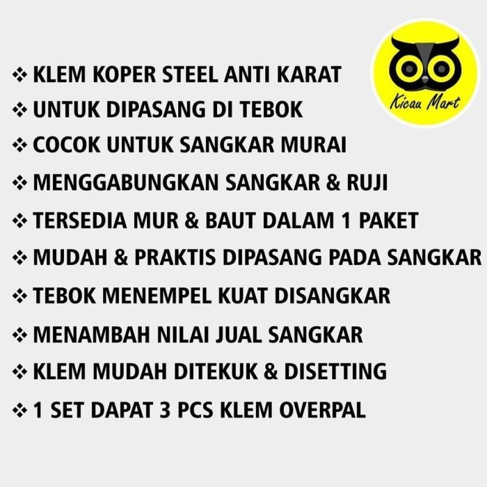 TERBARU JEPITAN OVERPAL KLEM KOPER TEBOK SANGKAR KANDANG BURUNG MURAI