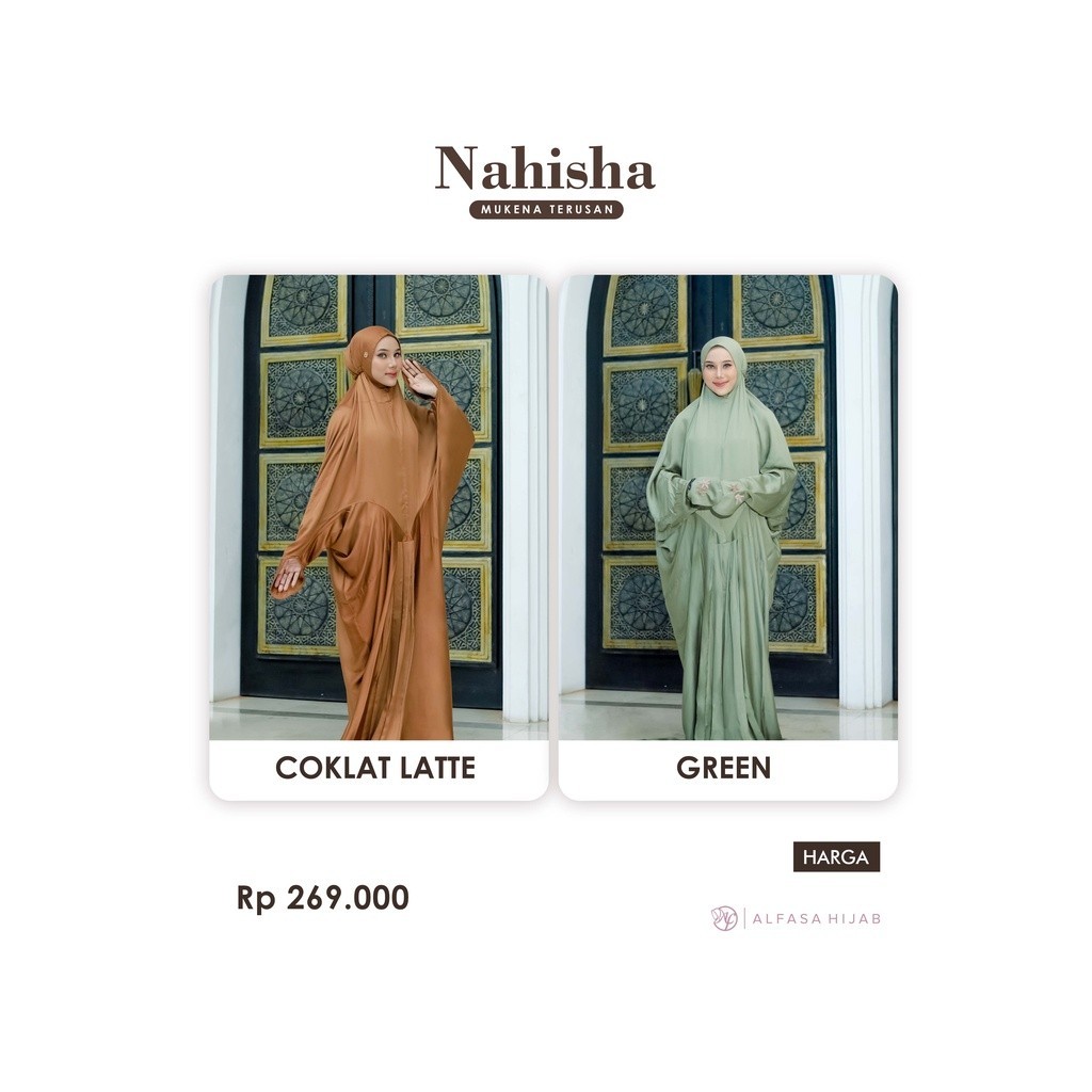 NEW PREMIUM DAILY HIJAB Nahisha Prayer set - Alfasa Hijab