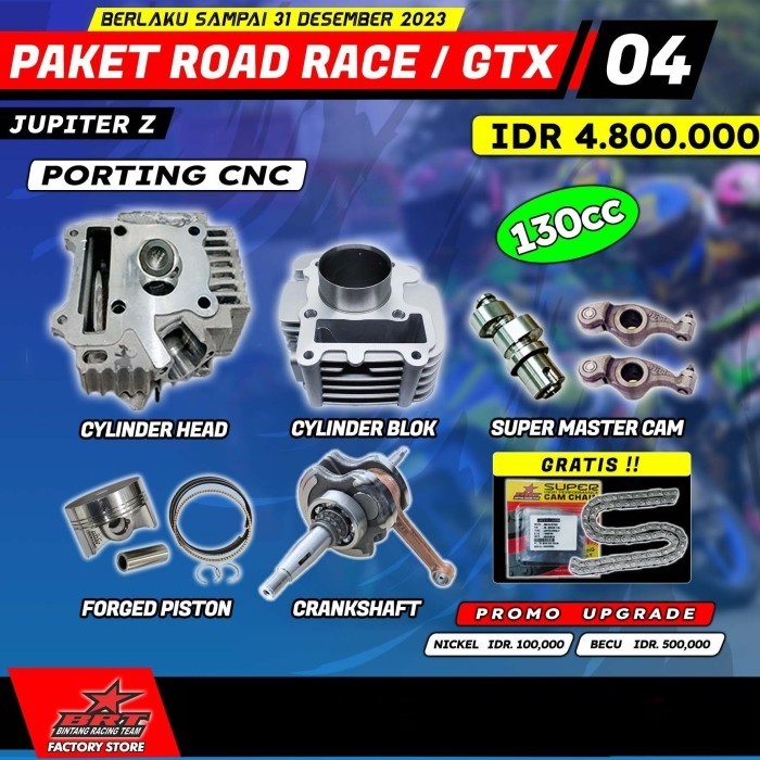 Ready BRT PAKET ROAD RACE / GTX 4 JUPITER Z