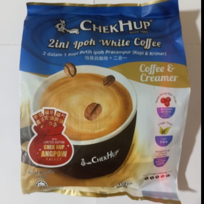 

Ready Chekhup Chek Hup 2 in 1 Ipoh White Coffee & Creamer