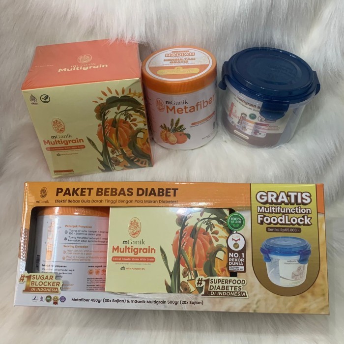 

Ready Paket BEBAS DIABET mGanik Bundling Multigrain + Metafiber Jeruk Yuzu