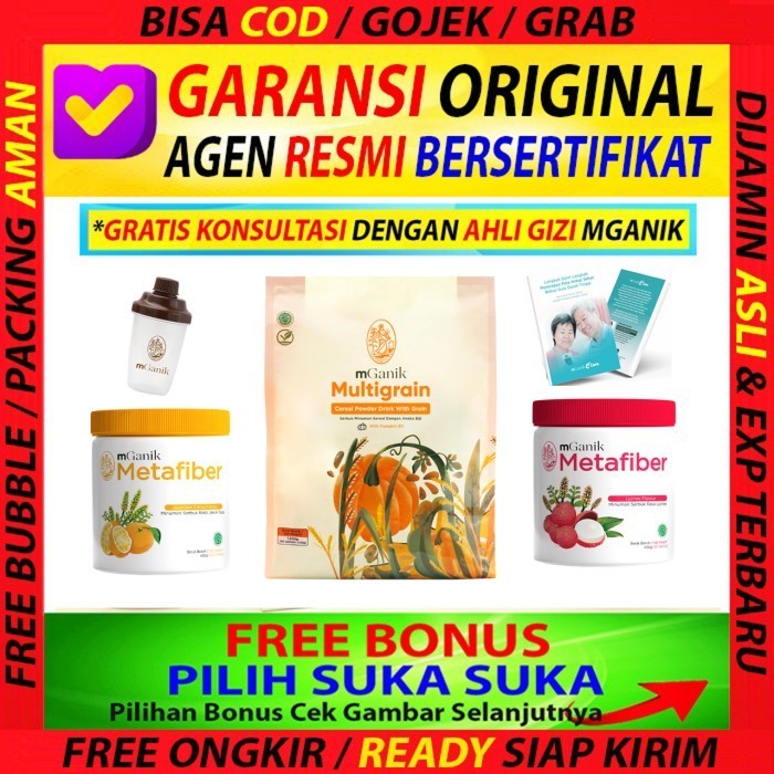 

Ready Mganik 3 Box dan Mganik Metafiber Atasi Diabetes BPOM