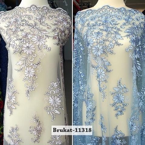 Kain Brokat / Kain Brokat Outline 11318 (Per 0.5 Meter) New