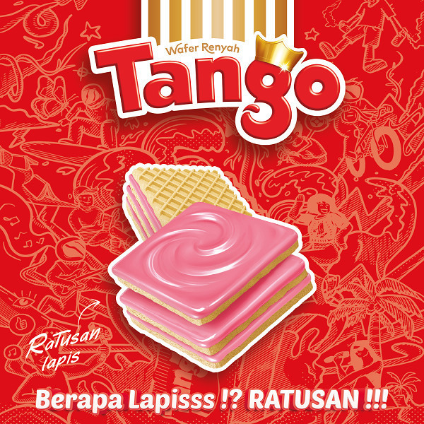 

OBRAL WAFER TANGO SASSY STRAWBERRY 110GR - ISI 6PCS