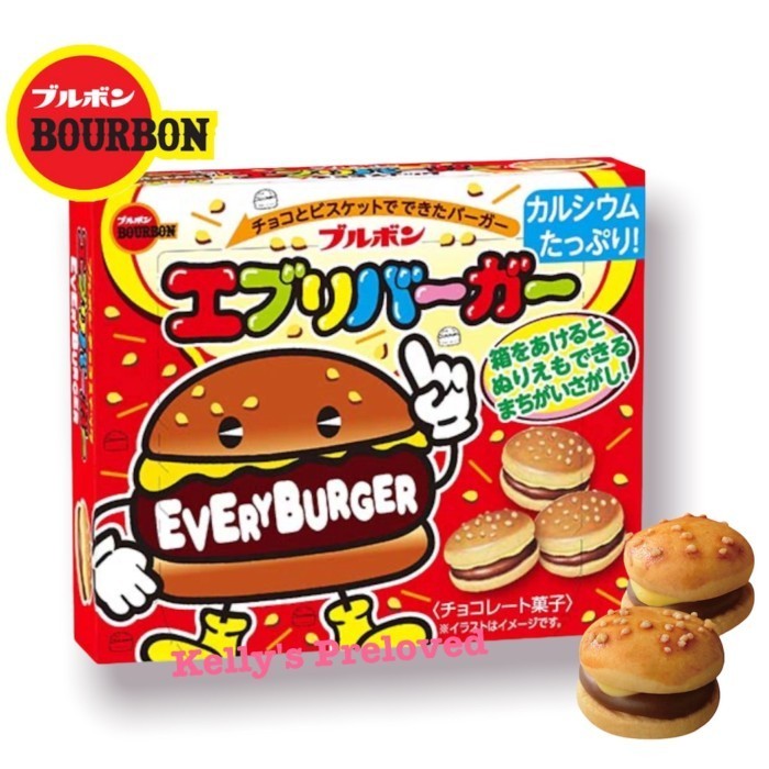 

HEMAT BOURBON EVERY BURGER CHOCOLATE BISCUIT 66 GR PRODUCT OF JAPAN