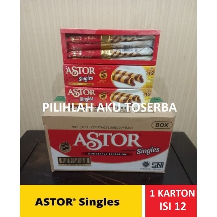 

TERPERCAYA Astor Single Astor Singles 18 gr - 1 KARTON ISI 12 BOX