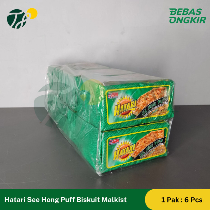 

TERJAMIN Hatari See Hong Puff Biskuit Malkist 260 Gram 1 Pak 6 Pcs