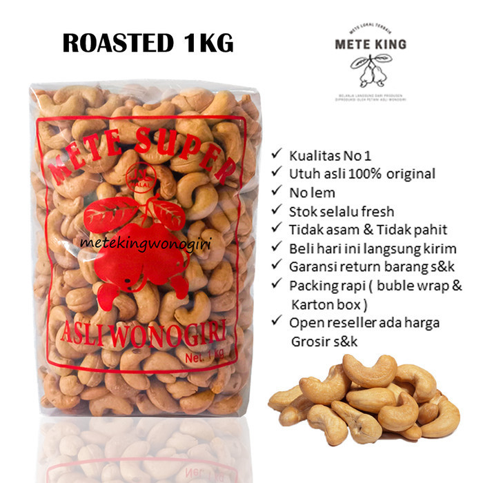 

OBRAL KACANG MEDE ROASTED 1KG METE MENTE MATANG OVEN ORIGINAL GURIH